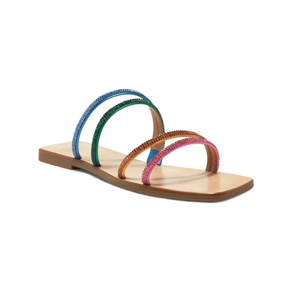 INC Strappy Rainbow Gem Sandals